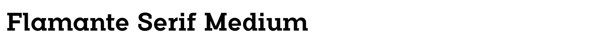Flamante Serif Medium image